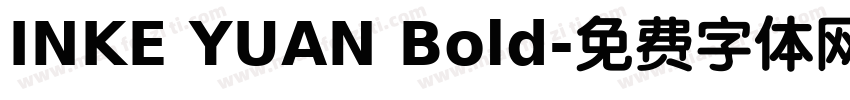 INKE YUAN Bold字体转换